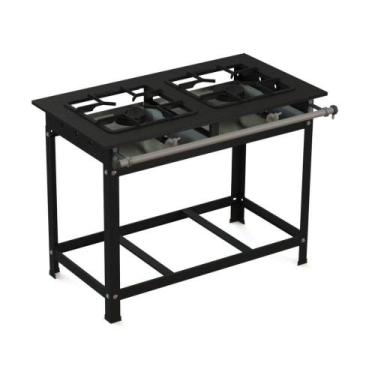 Imagem de Fogão Industrial 30x30 P7 2 Bocas Baixa Pressão 2 QS JS Martins - JL C