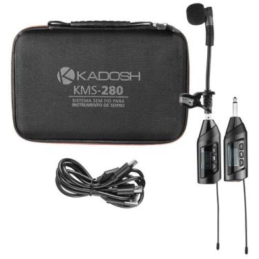 Imagem de Microfone Para Instrumentos De Sopro KMS280 Kadosh Sistema Sem Fio Pro