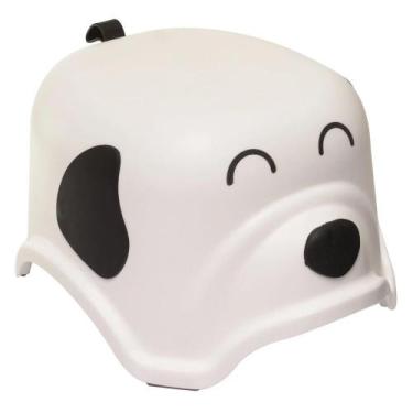 Imagem de Banquinho Infantil Degrau Auau Branco Kababy