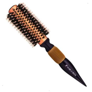 Imagem de Escova De Cabelo Fashion Thermal Metallic 55mm Marco Boni, Marrom