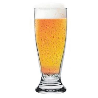 Imagem de Copo Taça para Cerveja Chopp de Vidro Tulipa Bar Restaurante Wolff 430