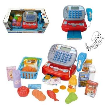 Imagem de Caixa Registradora Infantil Menina - FENIX, Vermelho