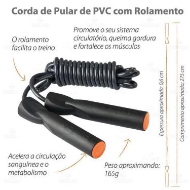 Imagem de Corda de Pular em PVC Com Rolamento Vollo