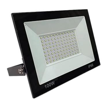Imagem de Refletor Led Holofote Verde Bivolt 100w Completo