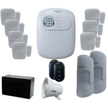 Imagem de Kit Alarme Intelbras Anm 24 App 7 Sensor Mag S Fio 2 Ivp Pet