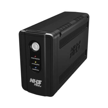 Imagem de Nobreak Mini 4 800VA Bivolt Saída 220V 6 Tomadas Bateria 7Ah NHS