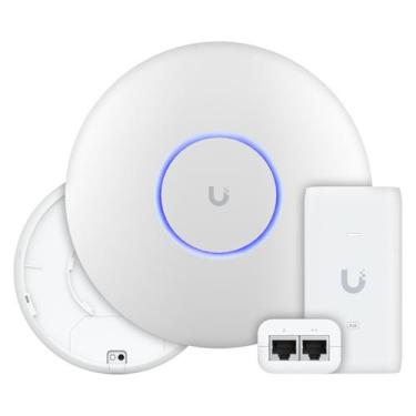 Imagem de U6 Pro Ubiquiti Com Fonte 15W 48V  Roteador Wi-Fi 6 Access Point 5.3 G