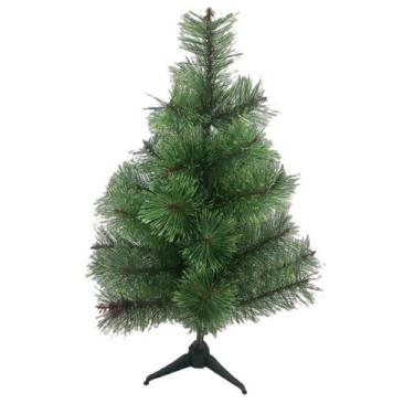 Imagem de Árvore De Natal Pinheiro Luxo Pequena 60cm 35 Galhos - D' Presentes, V