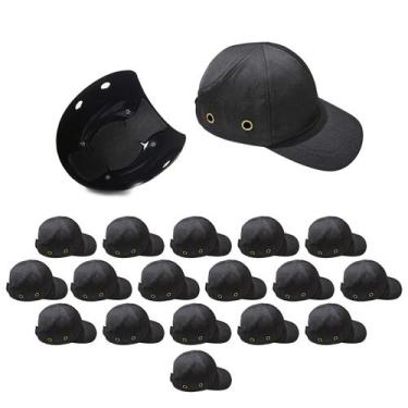 Imagem de Bone com Capacete EPI Kit 17 Uni Obra Seguranca Casquete Trabalho Cons