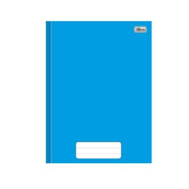 Imagem de Caderno brochurao capa dura pepper 80 folhas Azul - tilibra