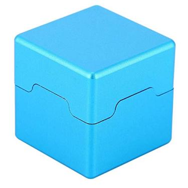 Imagem de Suporte para giz de sinuca, suporte para taco de bilhar, peso leve portátil para amantes de bilhar com giz de sinuca(azul)