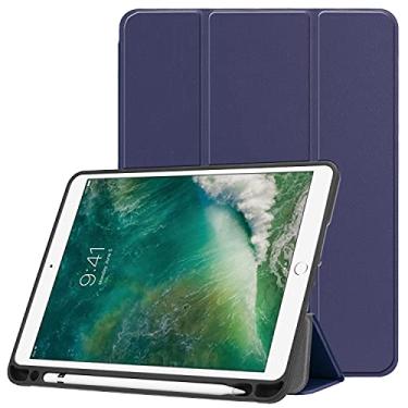 Imagem de Caso ultra slim Para iPad Air 2 / iPad Pro 9.7"(2017/2018) Tablet Case Cover, Soft Tpu. Capa de proteção com auto vigília/sono Capa traseira da tabuleta (Color : Blue)