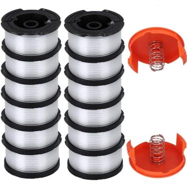 Imagem de Carretel de substituição AF100 para Black and Decker AF-100-3ZP AF-100-BKP, 30-pés, 0,065-polegadas, (AF-1003ZP) serve para GH900 GH600 GH610 fio aparador de corda de 9 m 0,2 cm (12 + 2)