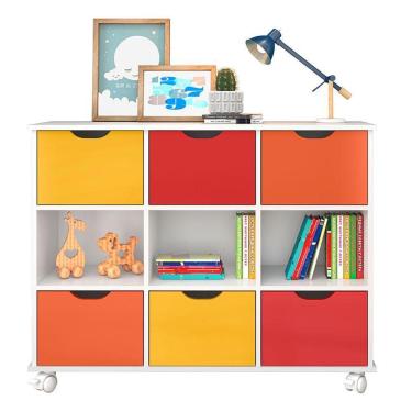 Imagem de Nicho Organizador 6 Gavetas Color - Qmovi