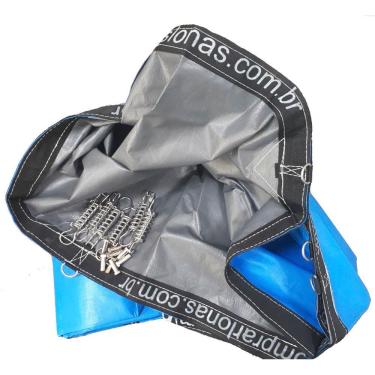 Imagem de Capa De Piscina 6X2,5 Lona Kit Premium Mola Pino Bucha Bóia