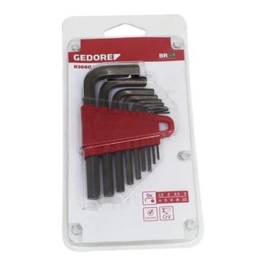 Imagem de Chave Hexag Abaulada R36605109 JG 1,5 A 10 MM Cod. 3369998 – Gedore Red