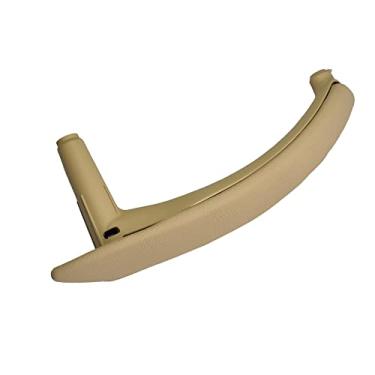 Imagem de Capa de couro interior das portas de passageiros puxador para BMW X5 E70 2007-2013 X6 E71 E72 2008-2014 (Direito, Bege)