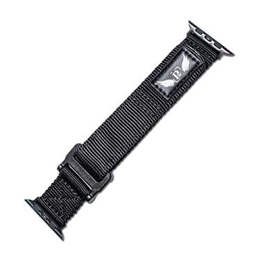Imagem de Pulseira Personalize Watch Nylon Militar compativel com Apple Watch 41mm 40mm 38mm (Preto)