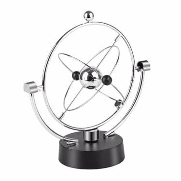Imagem de Pendulo De Newton Cinético Giratório Magnético Esferas Enfeite Decoraç