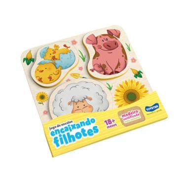 Imagem de Jogo Encaixando Filhotes Da Fazenda - Toyster