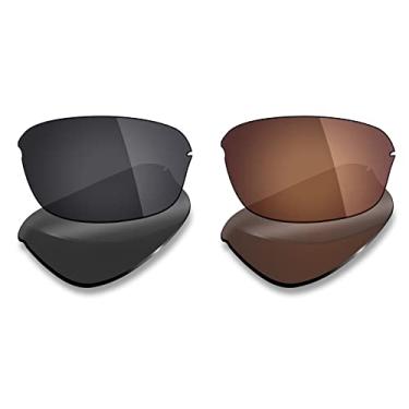 Imagem de Mryok 2 pares de lentes polarizadas de substituição para óculos de sol Oakley Half Wire 2.0 – Opções