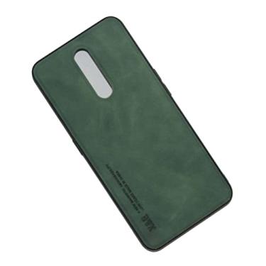 Imagem de Kepuch Silklike Capa para Oppo A9/F11/A9X - Case Placa de Metal Embutida para Oppo A9/F11/A9X - Verde
