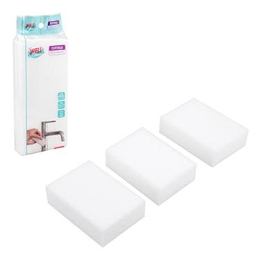 Imagem de Kit 3 esponja Magica Multiuso - WELL Clean - LIimpa Tudo.