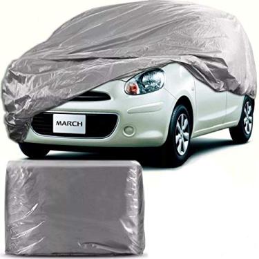 Imagem de Capa Para Cobrir Carro Forro Impermeável Nissan March Tamanho P