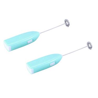 Imagem de UPKOCH 2 Pcs Agitador Elétrico Mini Cozinha Batedor de Leite Café Egg Milk Shake Mixer Bateria Operado Aço Inoxidável Agitador Do Café Para O Café Bebida Misturador