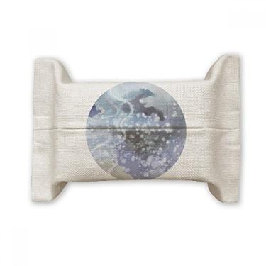 Imagem de Capa de papel para lenços faciais de aquarela abstrata para sombreamento de aquarela saco de linho de algodão