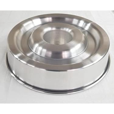 Imagem de Forma Ballerine Decorada Pudim/Torta/Bolo Rebaixada 26x6cm em Alumínio