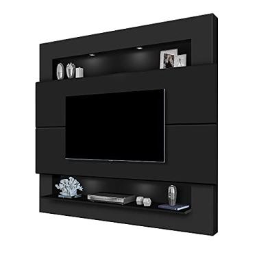 Imagem de Painel Suspenso Forlán 2,10 cm para TV de até 75'' Preto Fosco - Gran Belo