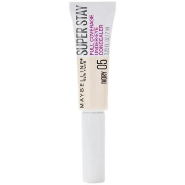 Imagem de Maybelline New York Super Stay Super Stay Full Coverage, Brightening, Long Lasting, Under-eye Concealer Liquid Makeup For Up To 24H Wear, With Paddle Applicator, 05 Ivory, 0.23 fl. oz.