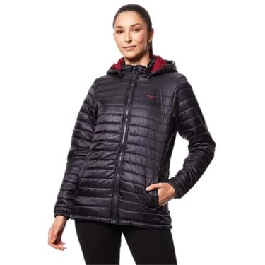 Imagem de Jaqueta Mizuno Puffer Feminina Capuz Forrada Conforto