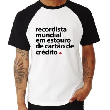 Imagem de Camiseta Raglan Recordista Mundial Em Estouro De Cartão - Foca Na Moda