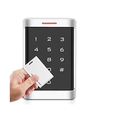 Imagem de BSTUOKEY Controle de acesso com luz de fundo, teclado sensível ao toque, controle de acesso RFID, teclado autônomo, à prova d'água, Wiegand 26 saídas, 2000 usuário (controle de acesso GT8 IC)