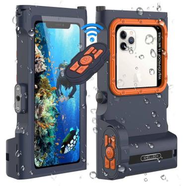 Imagem de Capa Case Celular a Prova D’Água SHELLBOX Mergulho Controle Remoto Bluetooth Bússula 3 Geração Smartphone Universal