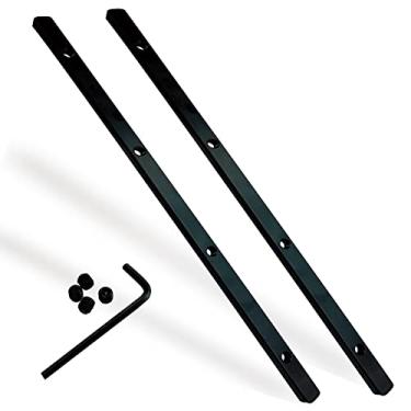 Imagem de Kit de acessórios de conector de trilho guia 71358 482107 compatível com Festool | Makita | Serra DeWalt cortes longos seguros, pacote com 2, preto