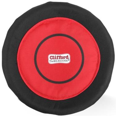 Imagem de Clifford® Frisbee deslizante para cães mastigadores agressivos | Brinquedo Frisbee de nylon durável para cães grandes | Brinquedos para cães fortes, estimulantes e flutuantes ao ar livre