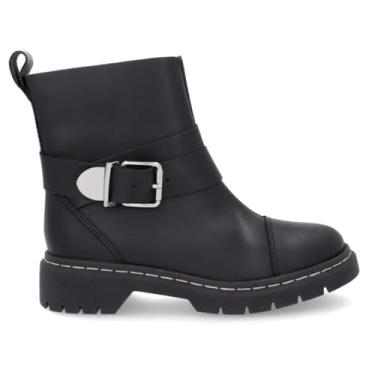 Imagem de Bota Usaflex Feminina Em Couro Tratorada Fivela Preto Al1302001 33