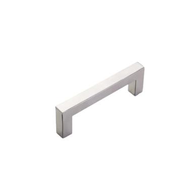 Imagem de Handl quadrado de aço inoxidável para móveis prata preto ouro móveis alças armários de cozinha lidar com botões e alça, s192mm, 204mm