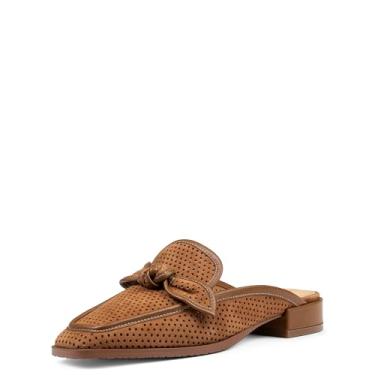 Imagem de NYDJ Mocassim feminino Tillie, liso, mule, Conhaque, 36