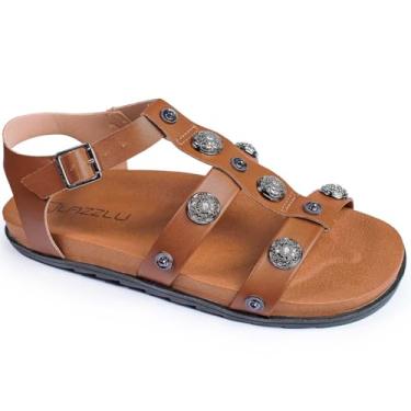 Imagem de Sandália Papete Feminina Slide Birken Rasteira Flatform (Caramelo, BR, Adulto, Numérico, 39)