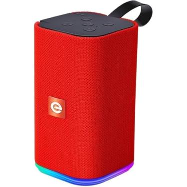 Imagem de Caixa de Som Bluetooth LED RGB Multimídia Som de Qualidade com Iluminação Colorida e Conectividade Sem Fio(Vermelho)