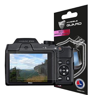 Imagem de IPG Protetor de tela para câmera Nikon Coolpix B500 (2 unidades) Protetor de tela invisível de hidrogel - qualidade HD/autorreparação/livre de bolhas para B500