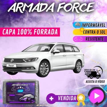 Imagem de Capa Cobrir Carro PASSAT PERUA 100% Forrada Armada Force 100% Impermeá