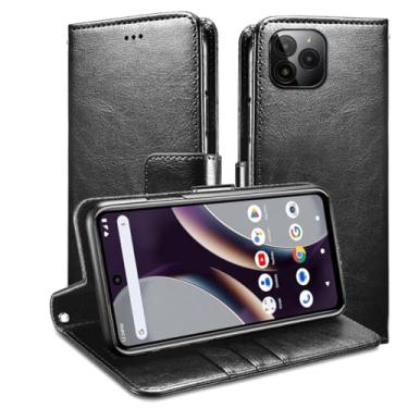 Imagem de TTYSHTT Capa para Bold K10, Bold K10 carteira, suporte magnético, capa flip de couro PU para BLU Bold K10 2024 preta