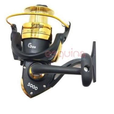 Imagem de Molinete Apuí 6000 - 3 rolamentos - Polo Imports, Dourado