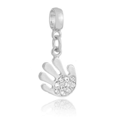 Imagem de Berloques Manicure Banhado a Prata 925 - WORK SEMIJOIAS, Mão