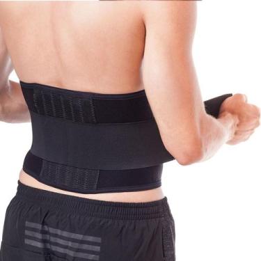 Imagem de Cinta Lombar Com Hastes Kestal KSN060 100cm, Preta